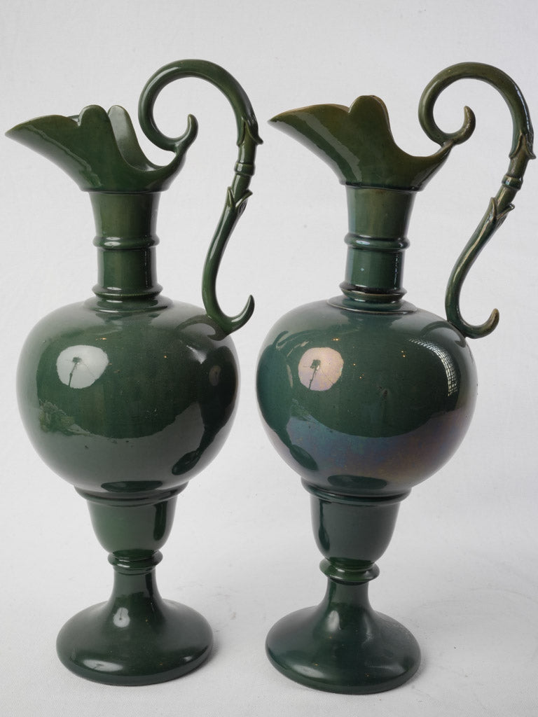 Iridescent finish Italian pitchers