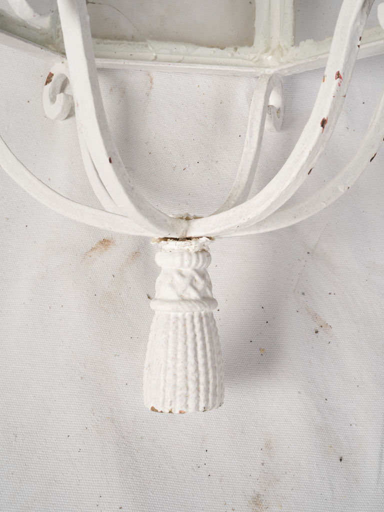 Elegant elongated metal lanterns