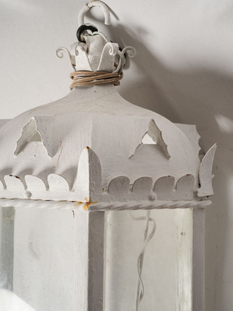 Charming clear glass lanterns