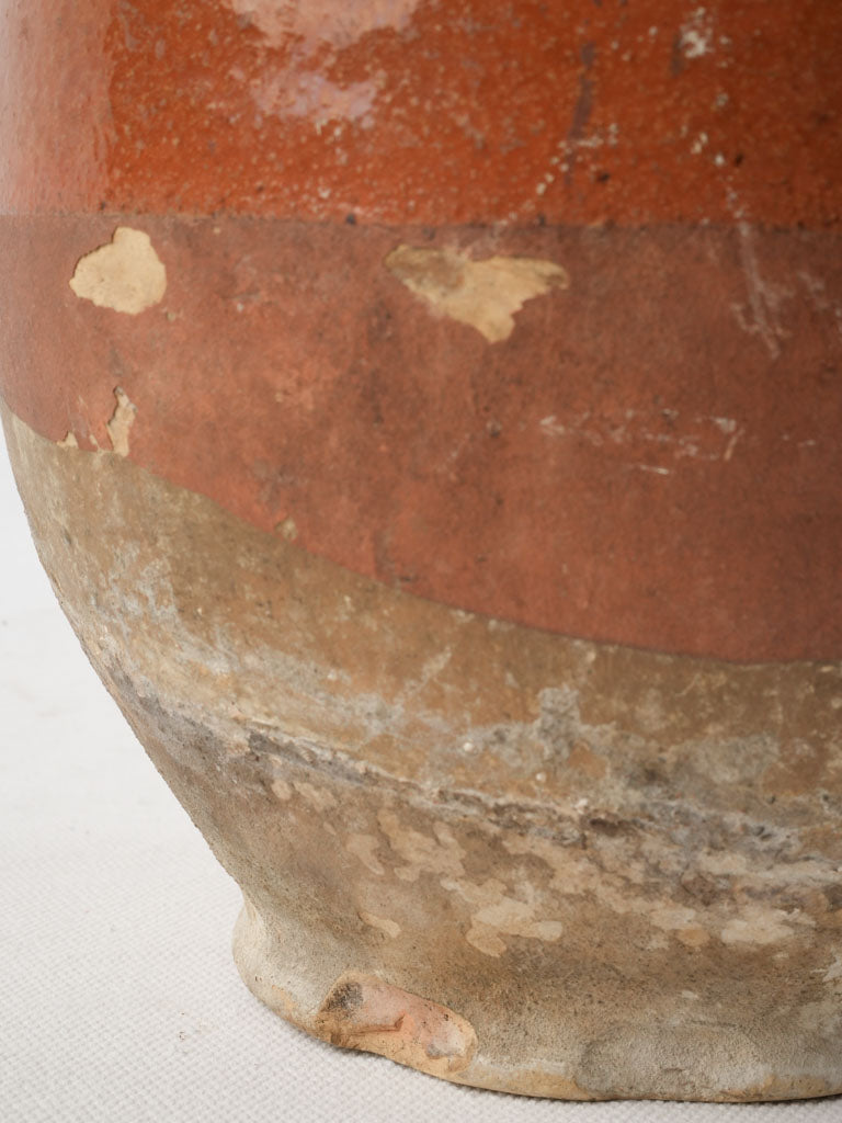 Aged sculptural terracotta kitchenware