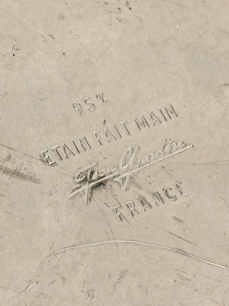 Artistic statement pewter ensemble