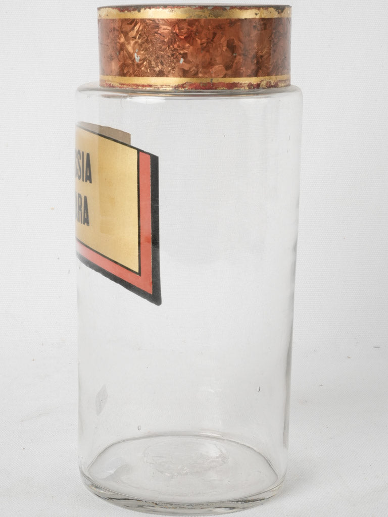 Vintage European medicinal glassware
