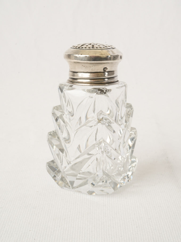French Art Deco Glass Sugar Shaker - 4¾"