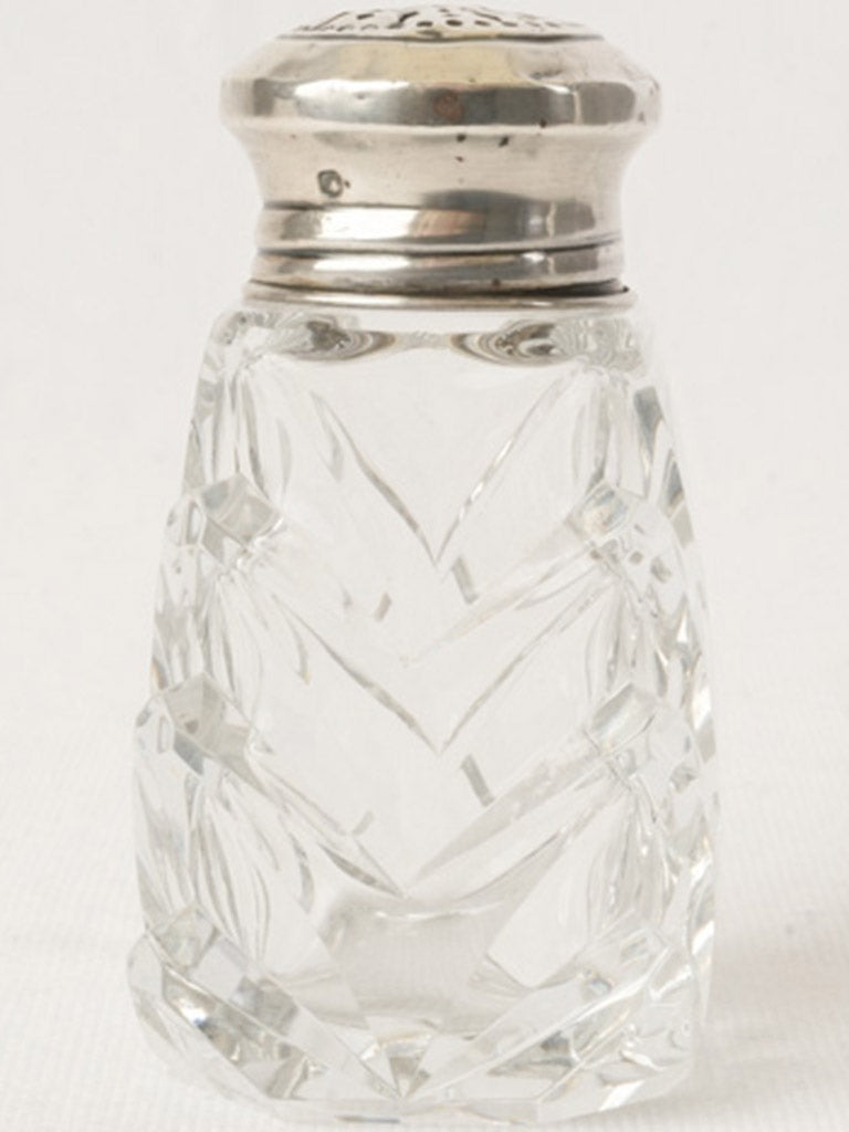 French Art Deco Glass Sugar Shaker - 4¾"
