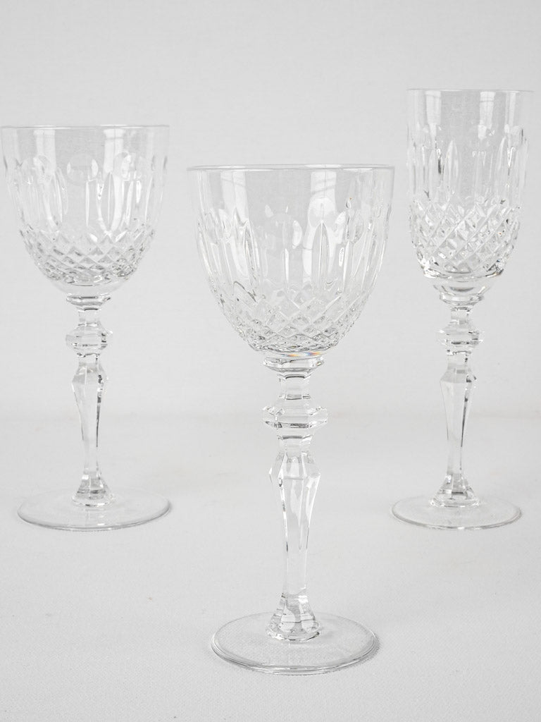 Timeless blown crystal champagne glasses