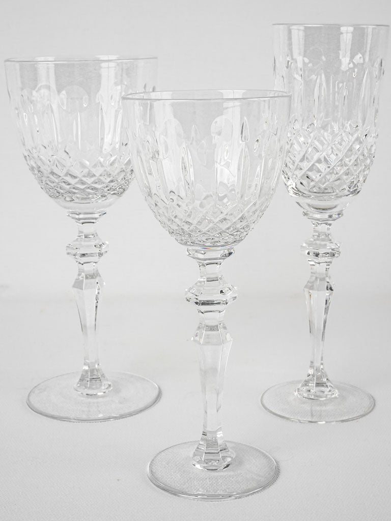 Vintage Lorraine Crystal stemware