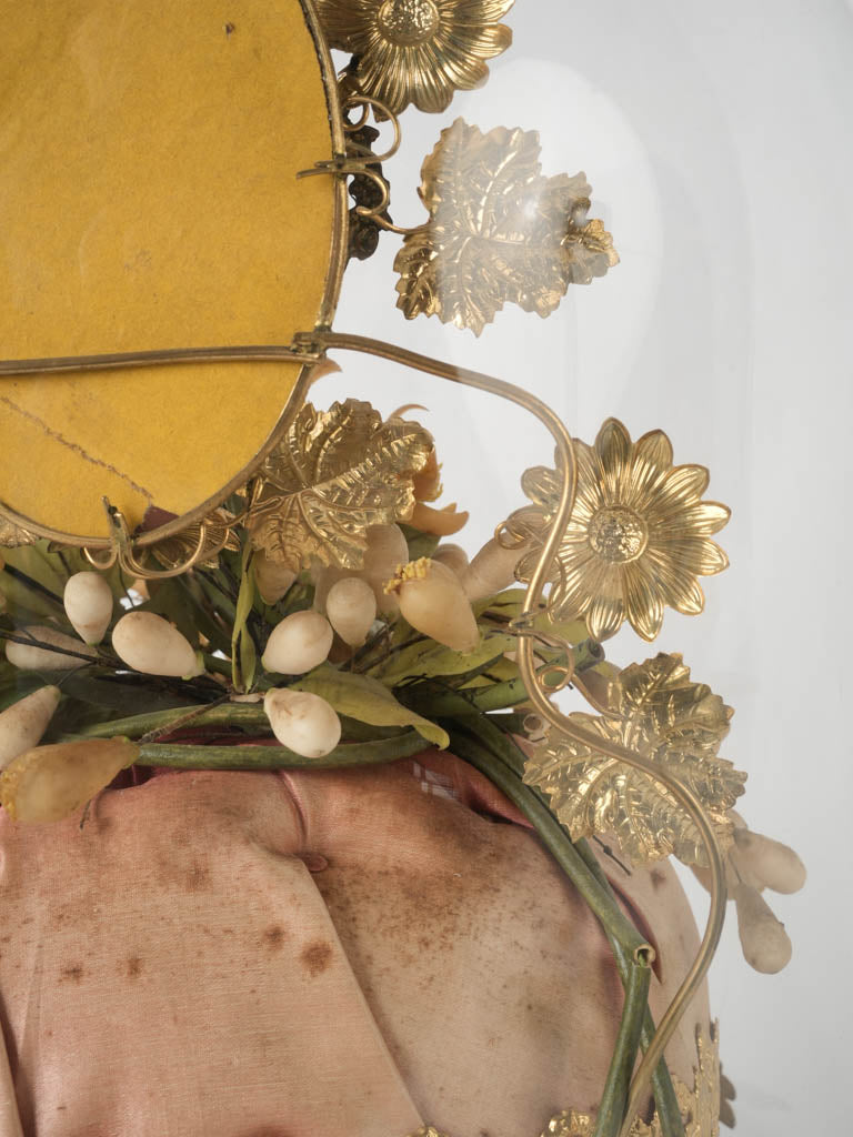 Gilded Napoleon III Round Wedding Globe