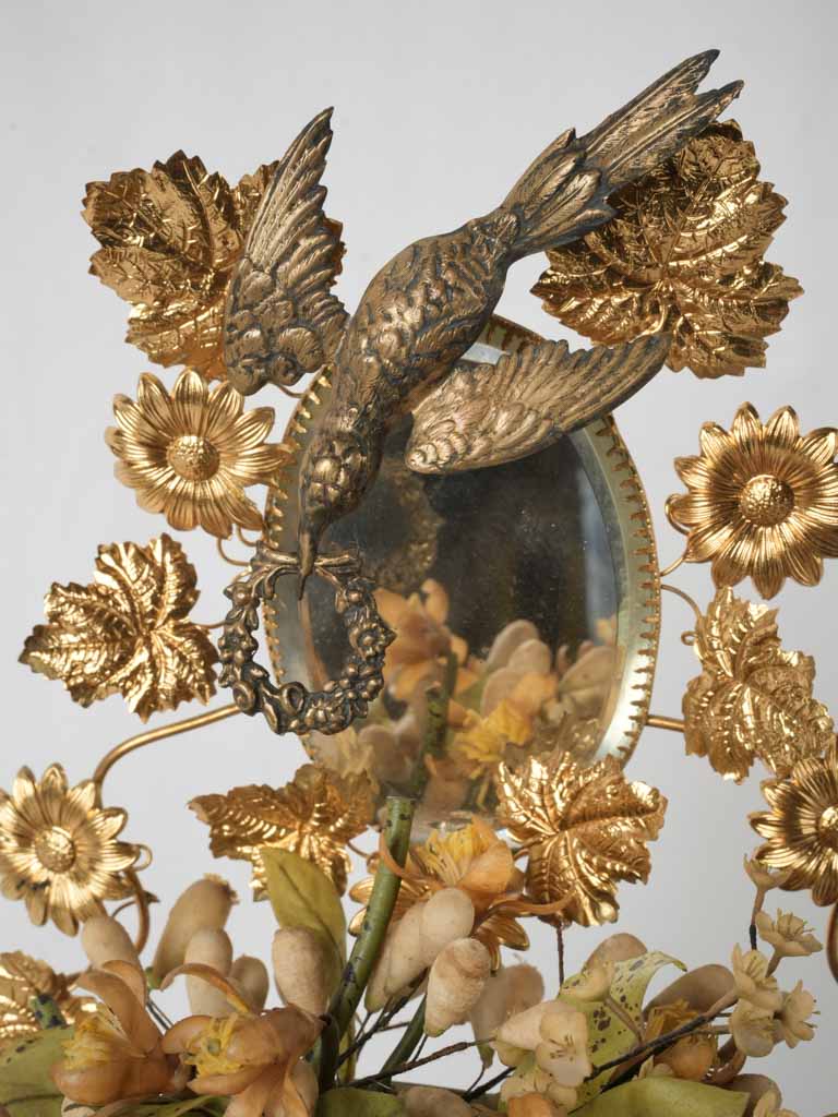 Elegant Napoleon III Wax Flower