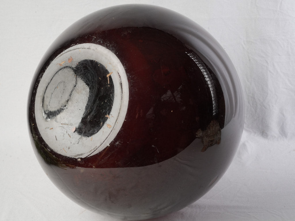 Unique Italian glass wine jug