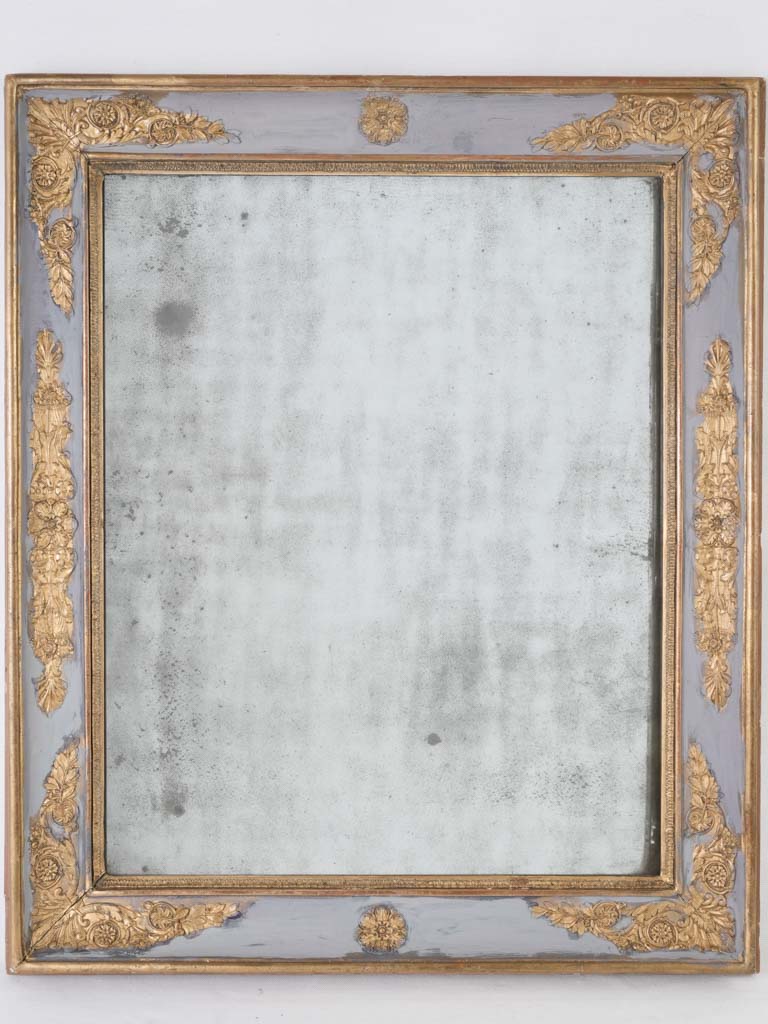 Ornate 19th-century French Restoration mirror