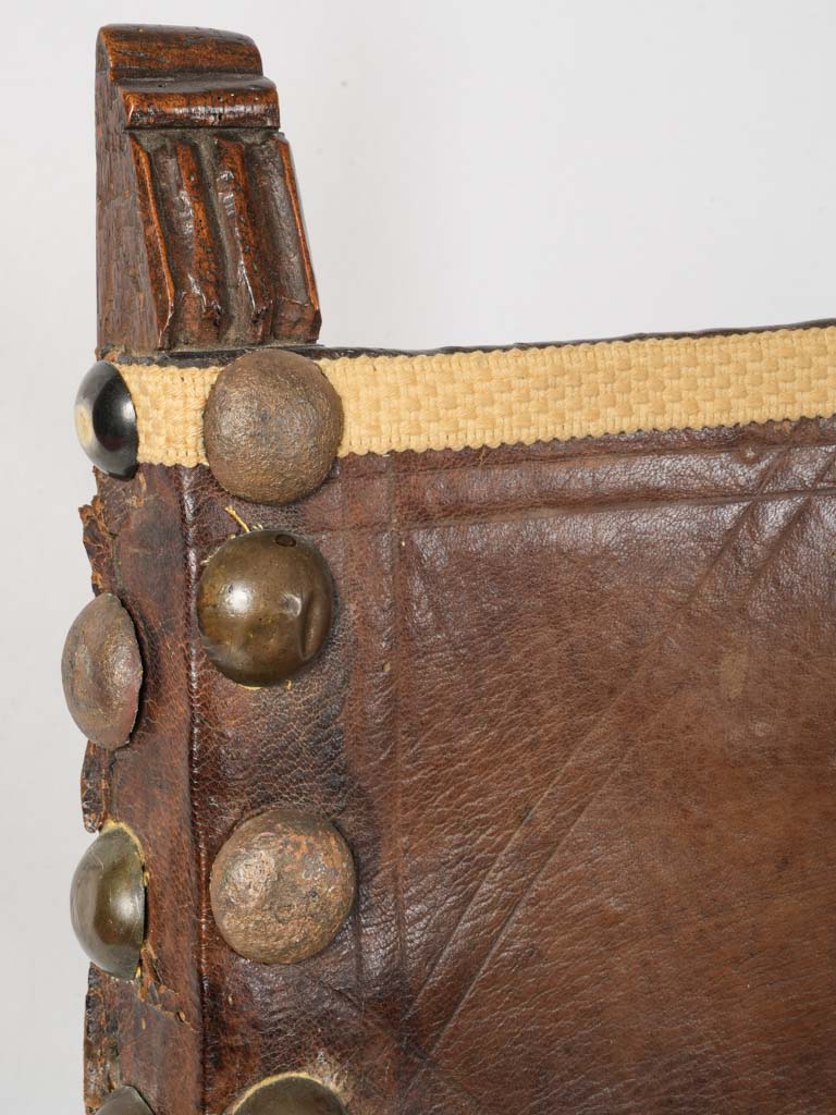 Structurally sound hand-carved chair