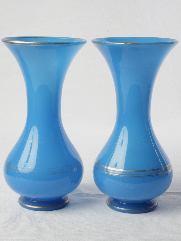 Authentic hand-blown opaline vases