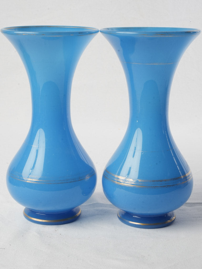 Timeless color opaline glass vases