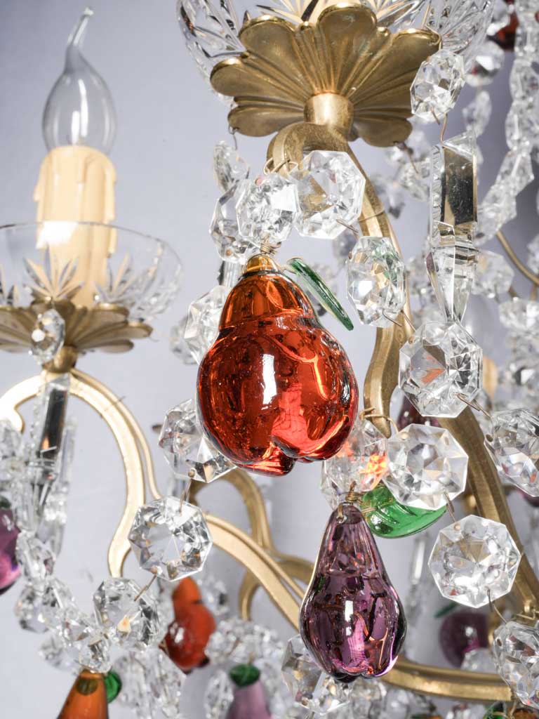 Artisan-crafted gilt metal chandeliers