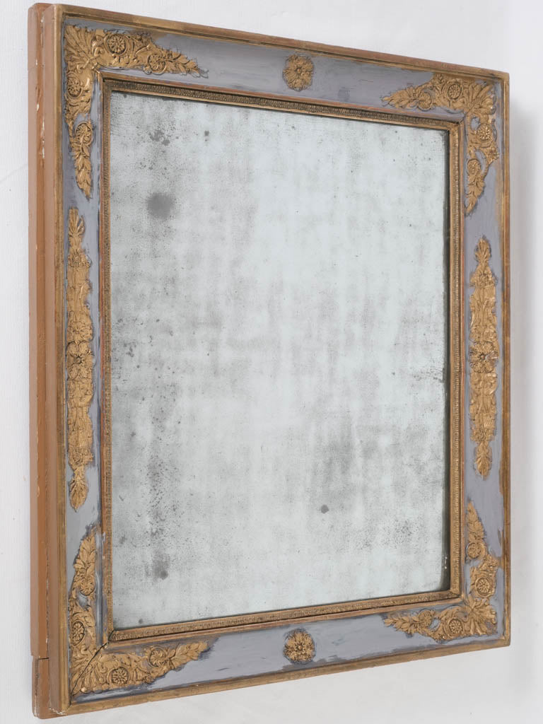 Charming Restoration wooden framed mirror