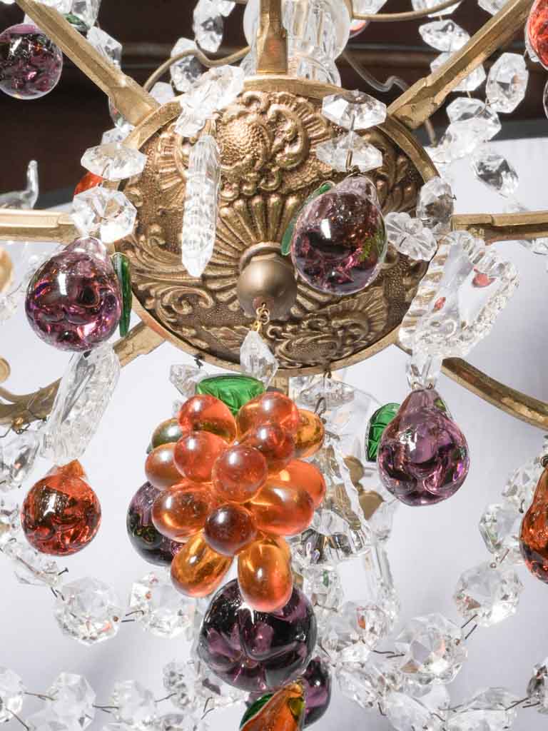 Charming fruit-themed chandeliers