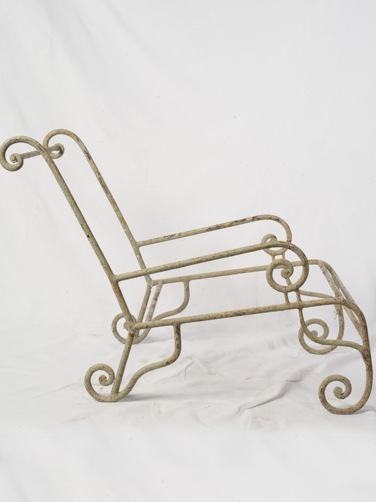 Soft patina decorative garden chairs