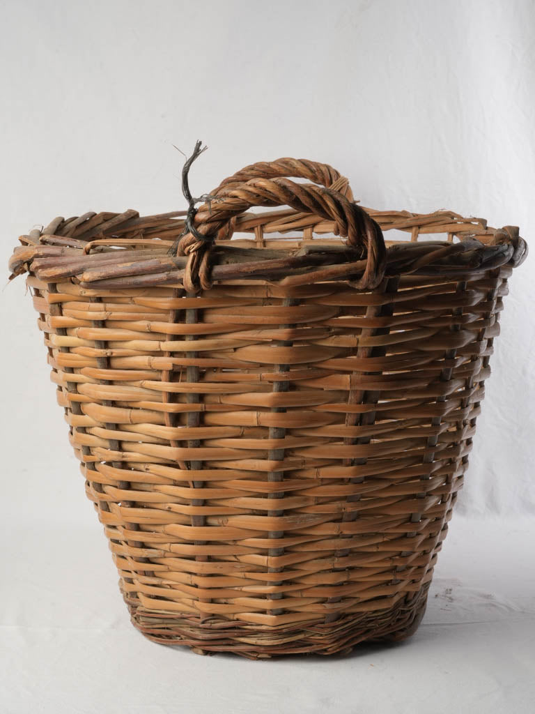 Worn patina vintage basket