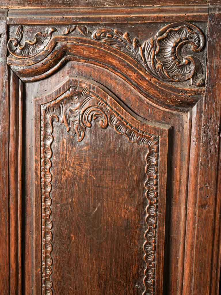 Elegant 18th-century paneled armoire