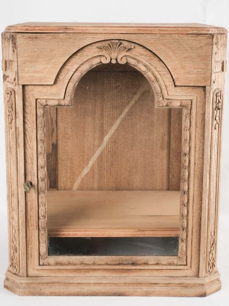 Oak display case from a church 22½"