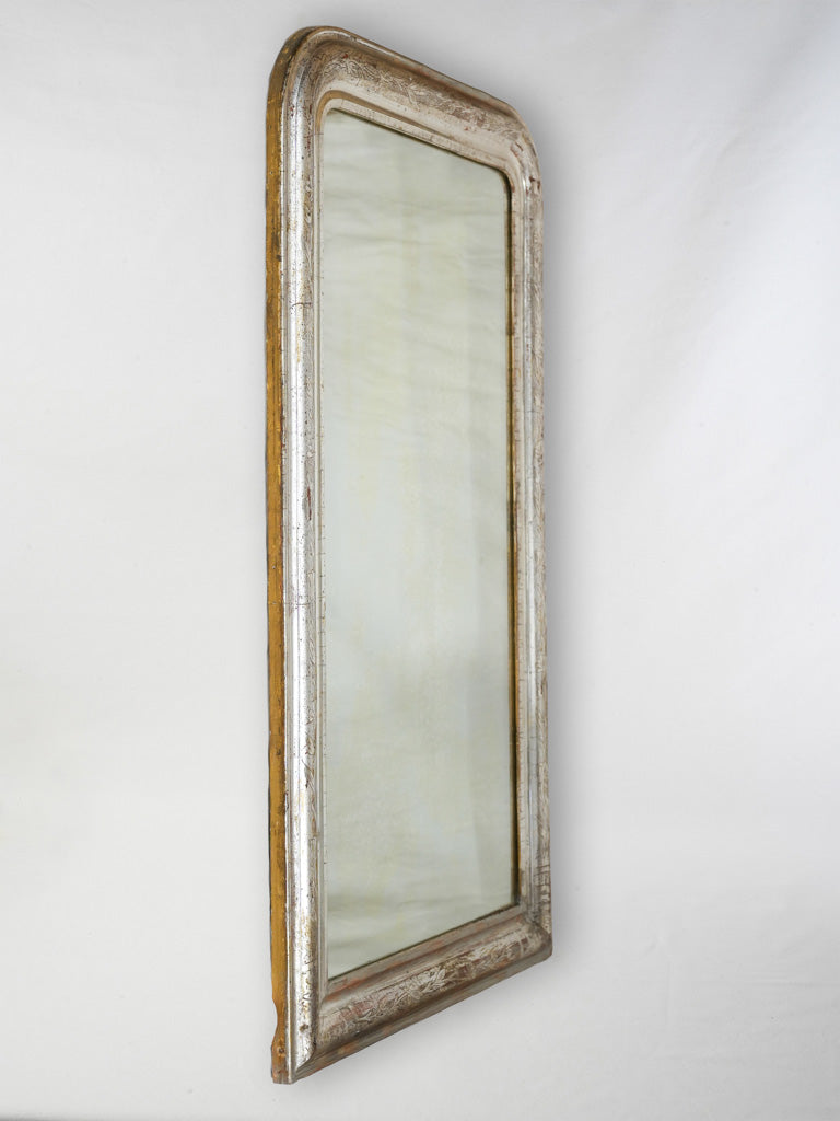 Aged French crafted mirror
