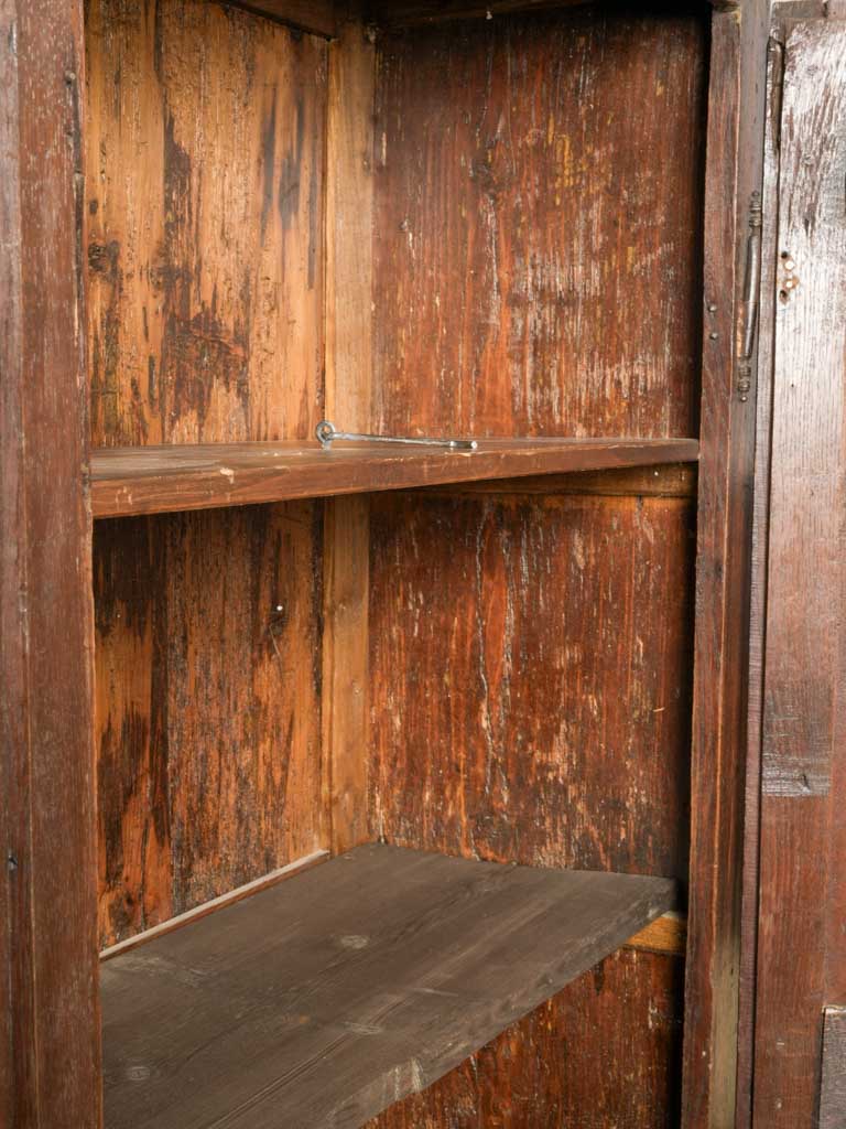 Eclectic rustic French country armoire