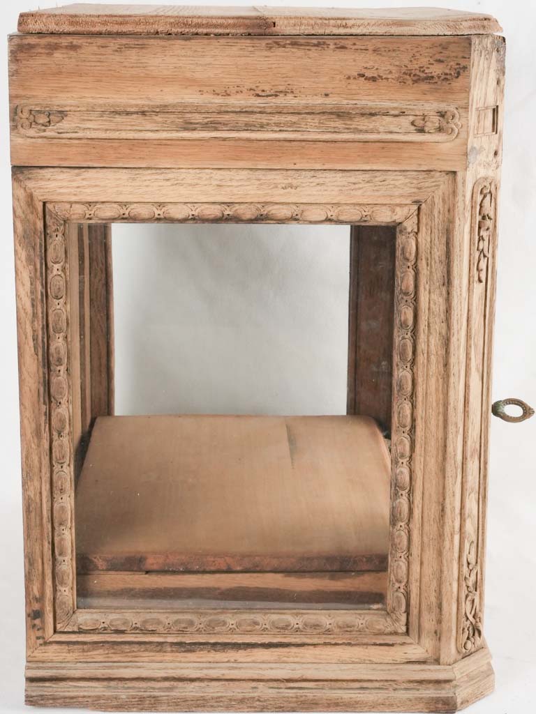 Oak display case from a church 22½"