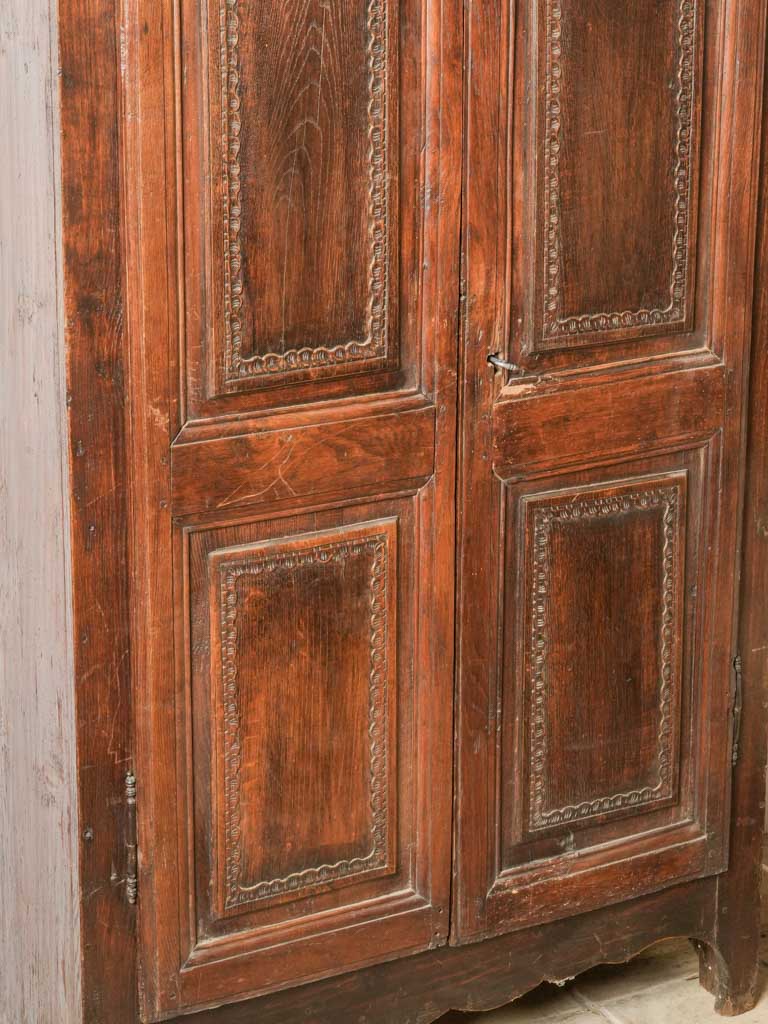 Authentic French regional craftsmanship armoire
