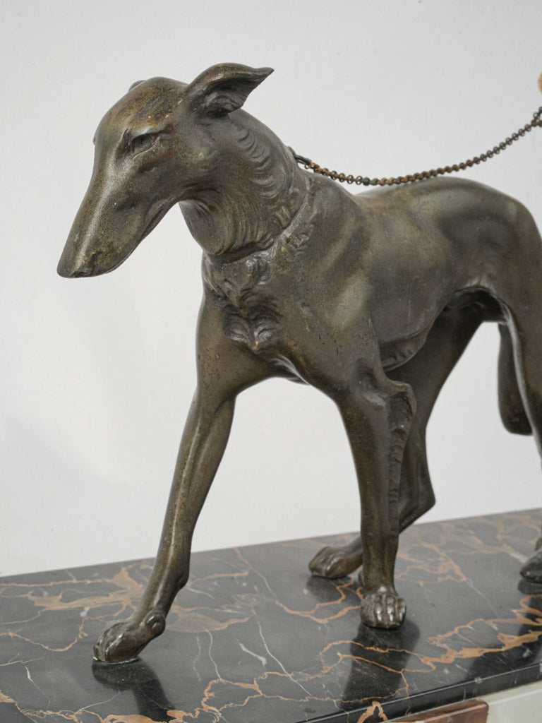 Sleek 1930s luxury greyhound design