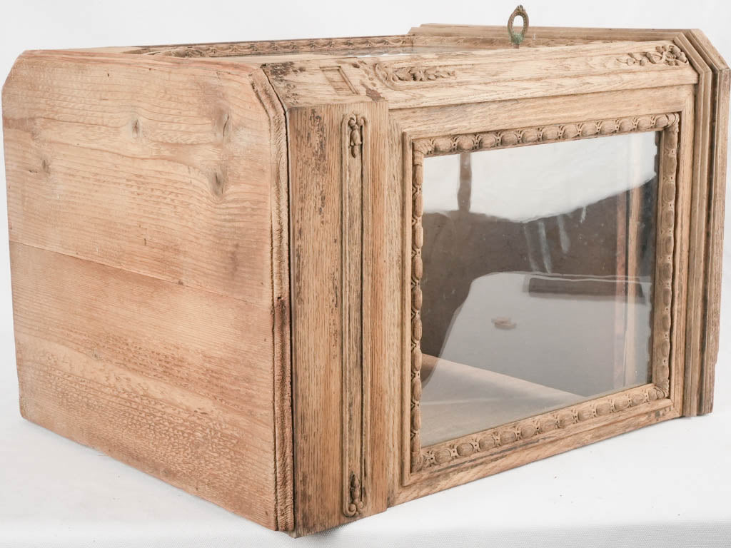 Oak display case from a church 22½"