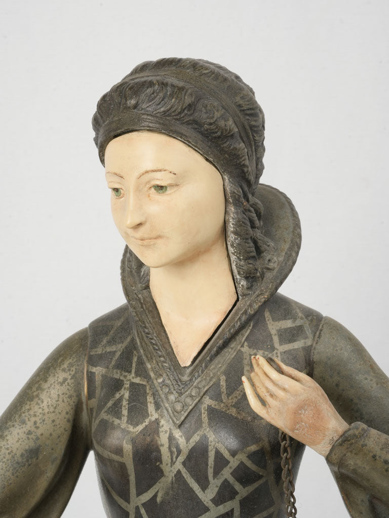 Sophisticated confident posture art piece