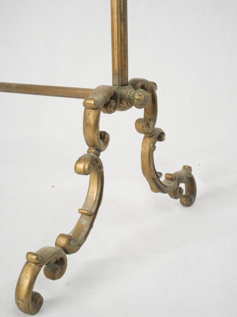Refined antique towel holder