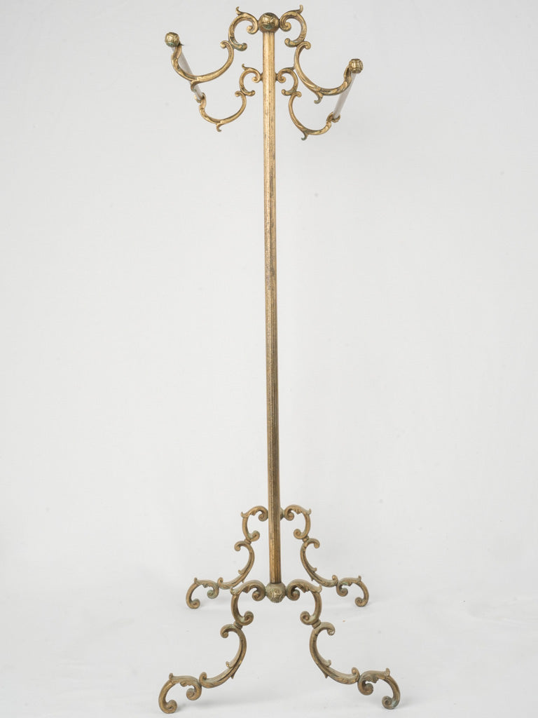 Brass patina cloth rack