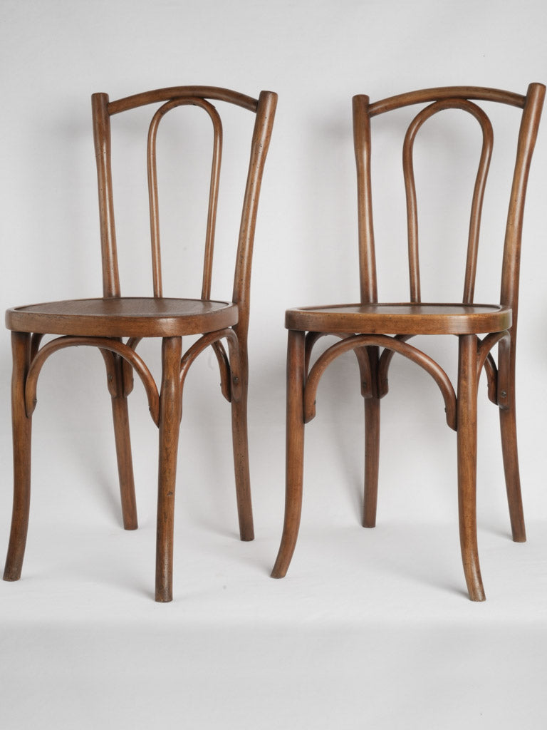 Antique Thonet-style bistro chairs