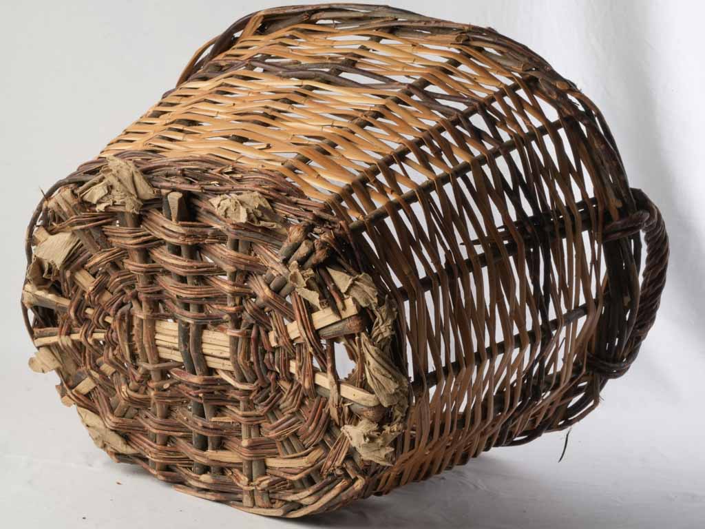 Antique durable willow basket