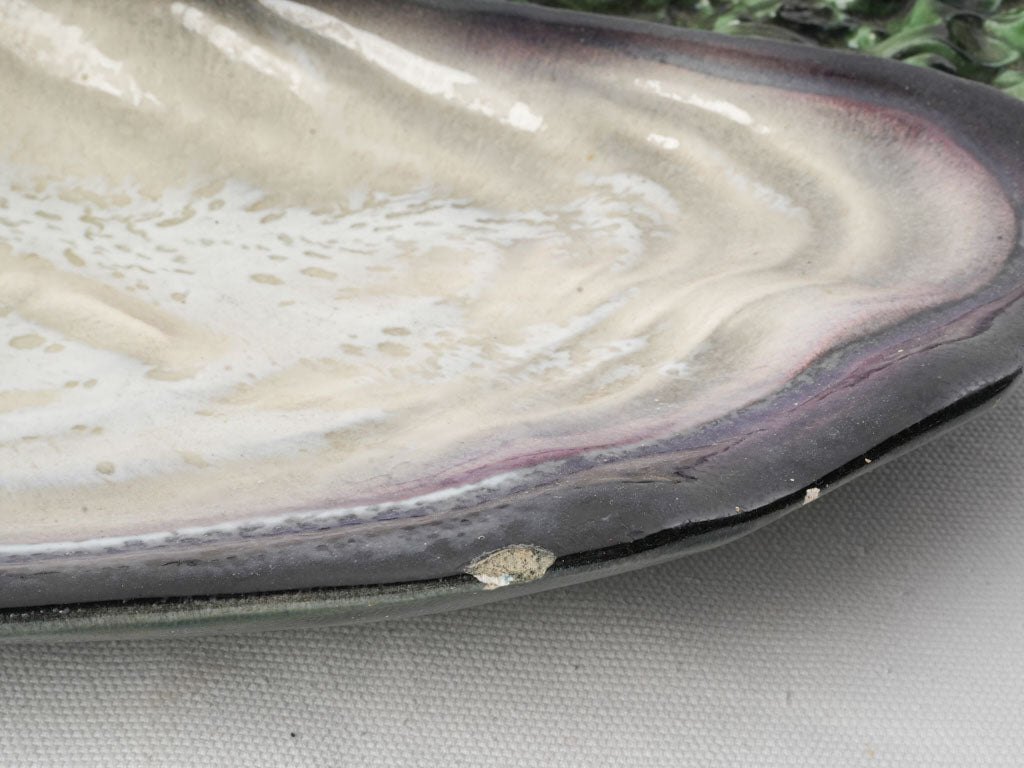 Shell-Form Ceramic Serving Dish by Paul Chambost circa 1950 - 17¾"