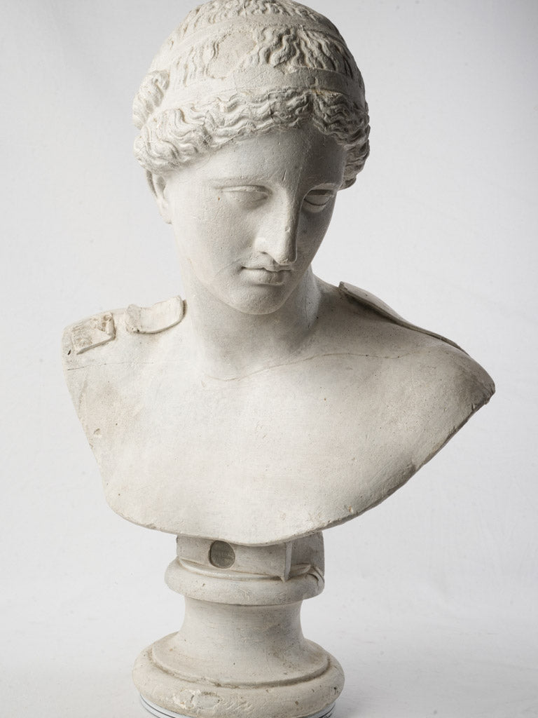 Historic tranquil limestone decorative sculpture