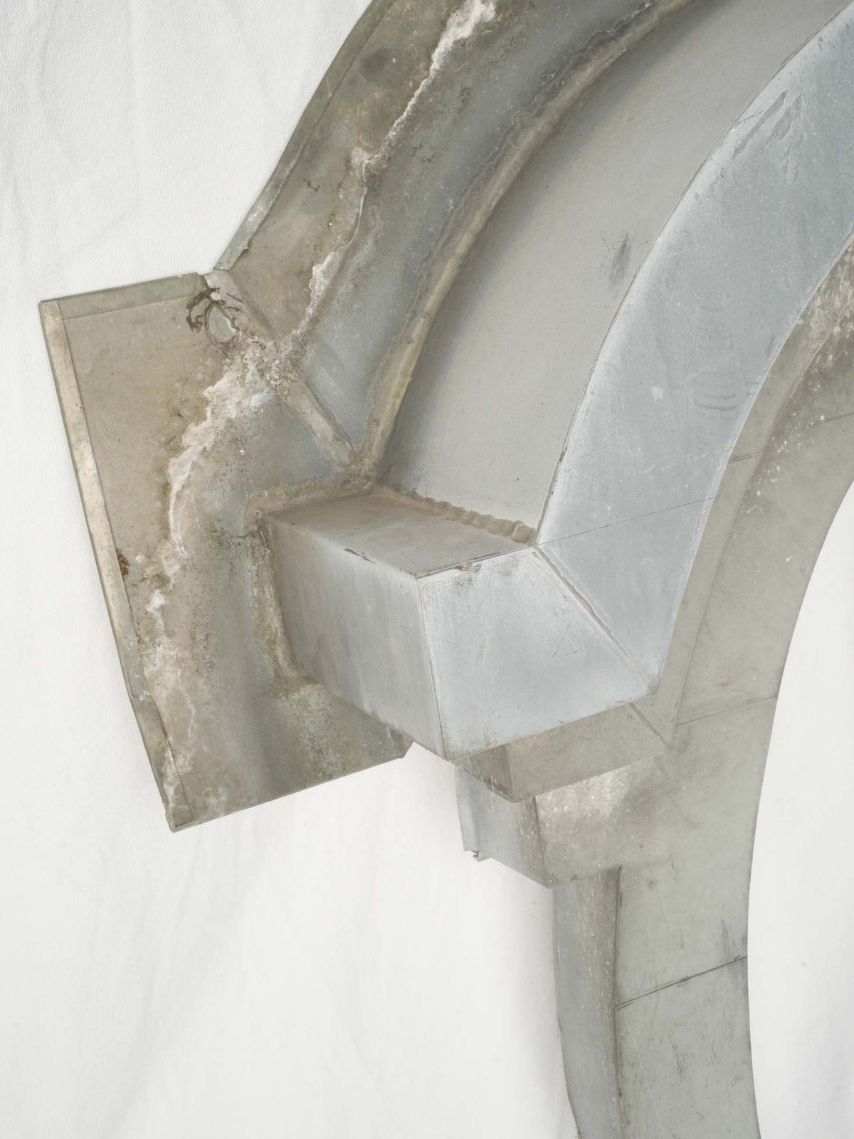 Nuanced patina zinc frames