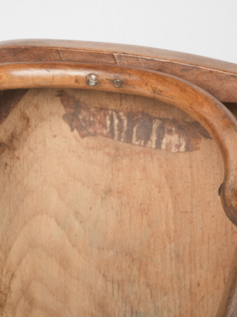 Distressed vintage European dining chairs