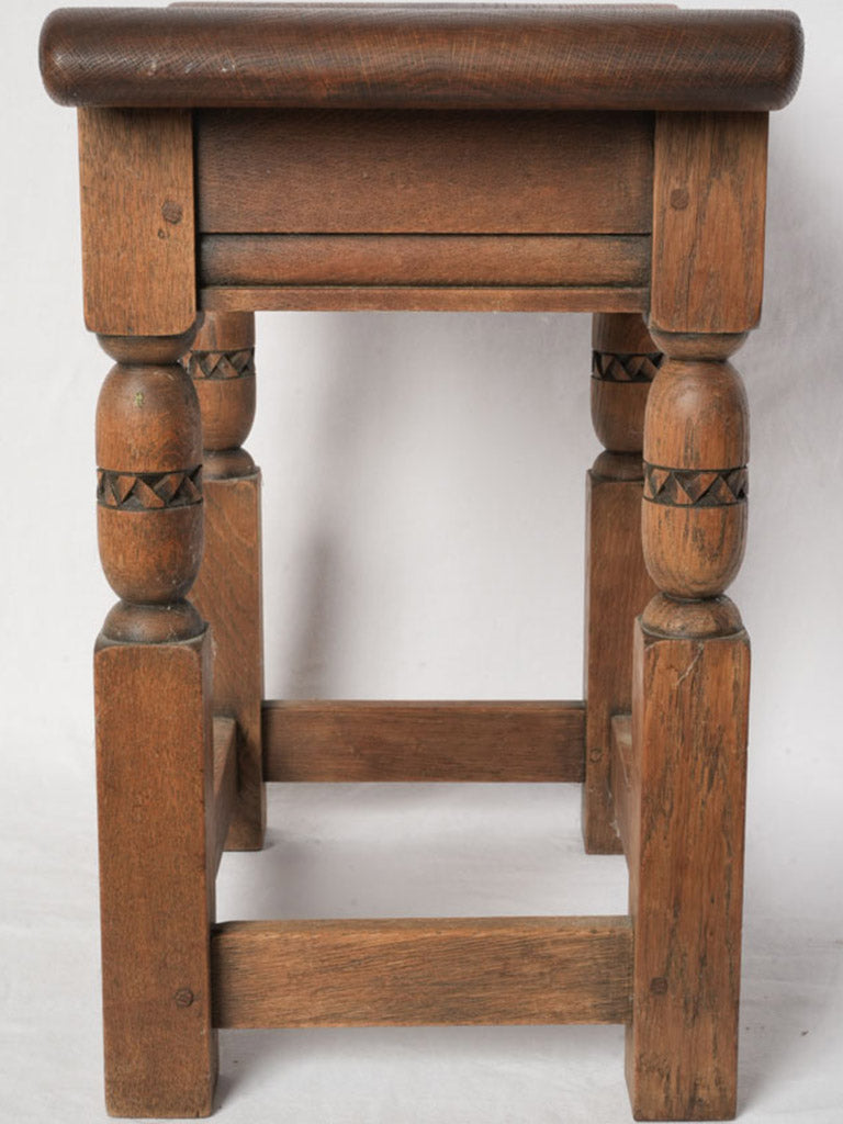 Geometric banded oak furniture
