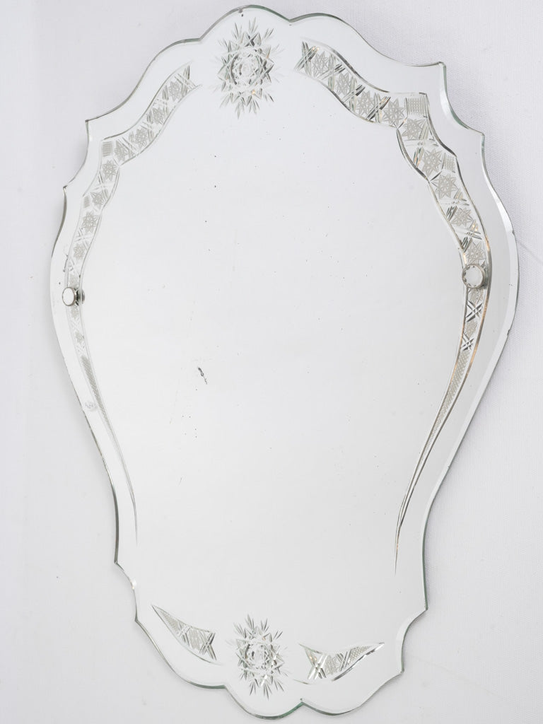 Vintage Venetian Oval Mirror