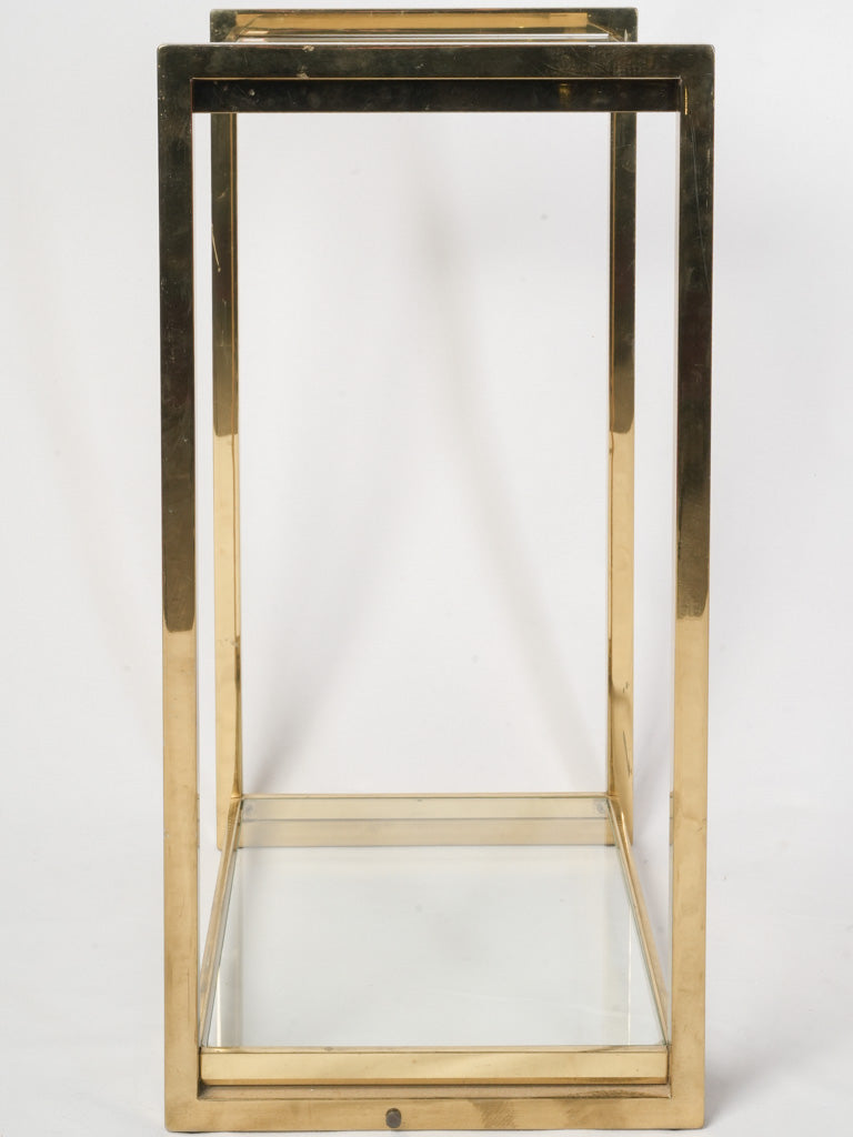 Contemporary vintage decor pedestals