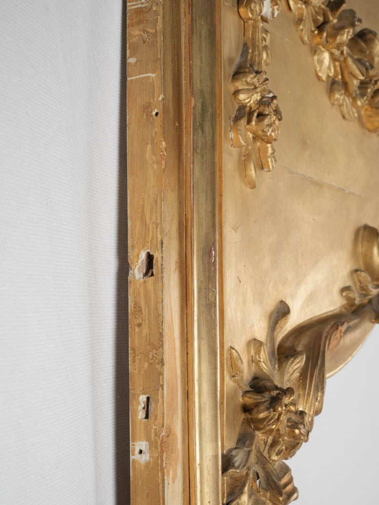 Exquisite, decorative 19th-century gold frame