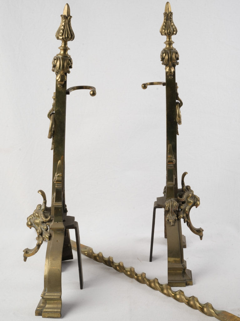 Historic Napoleon III fireplace accessories