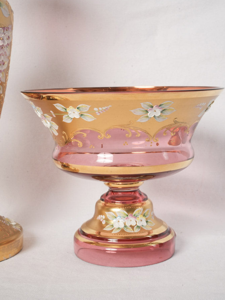 Vintage Belle Époque glassware collection
