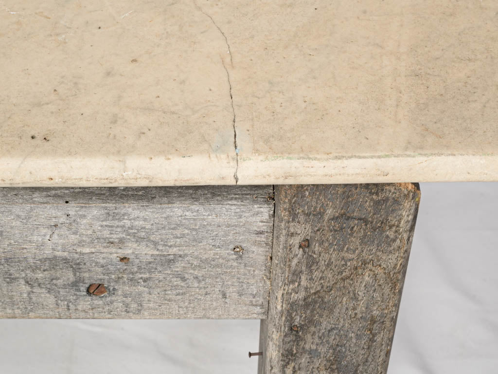 Sturdy construction historical table