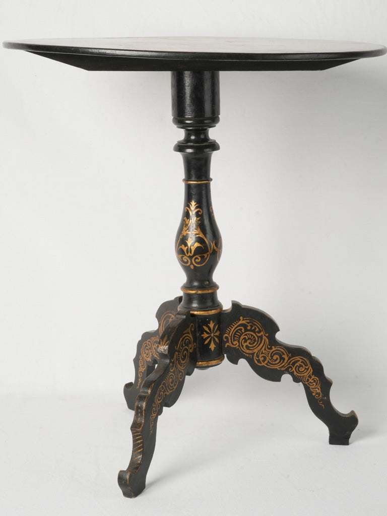 Decorative, artistic Napoleon III side table