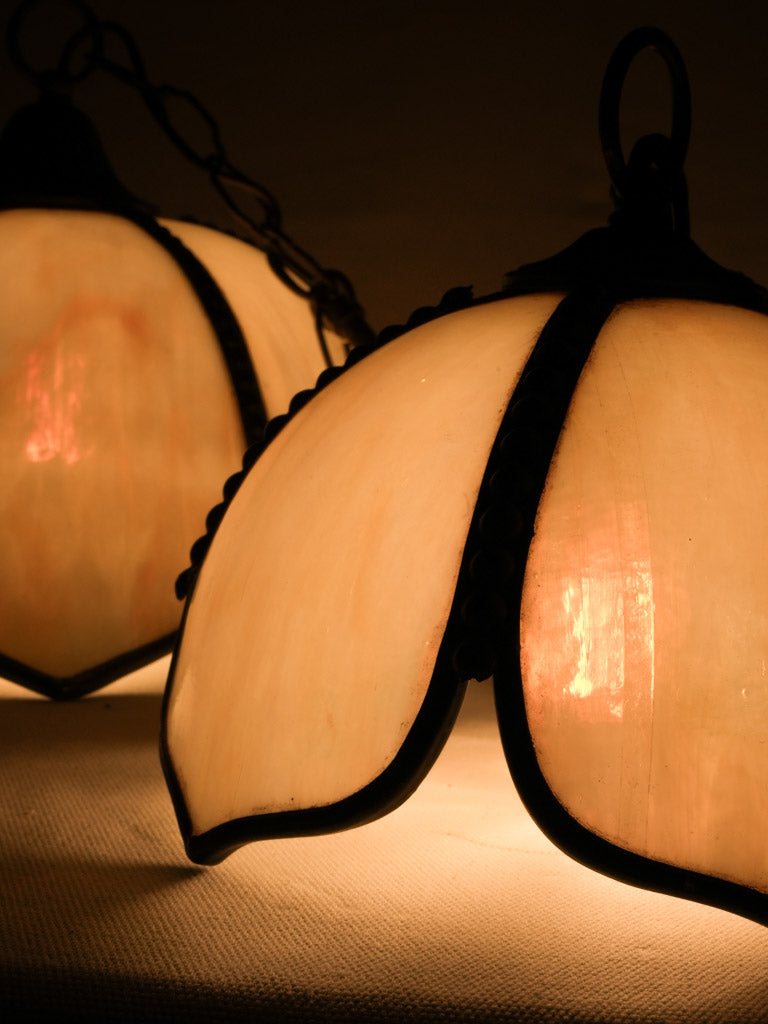 Artisanal Opaline Glass Pendant Light