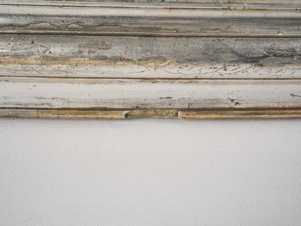 Softened silver tones mirror