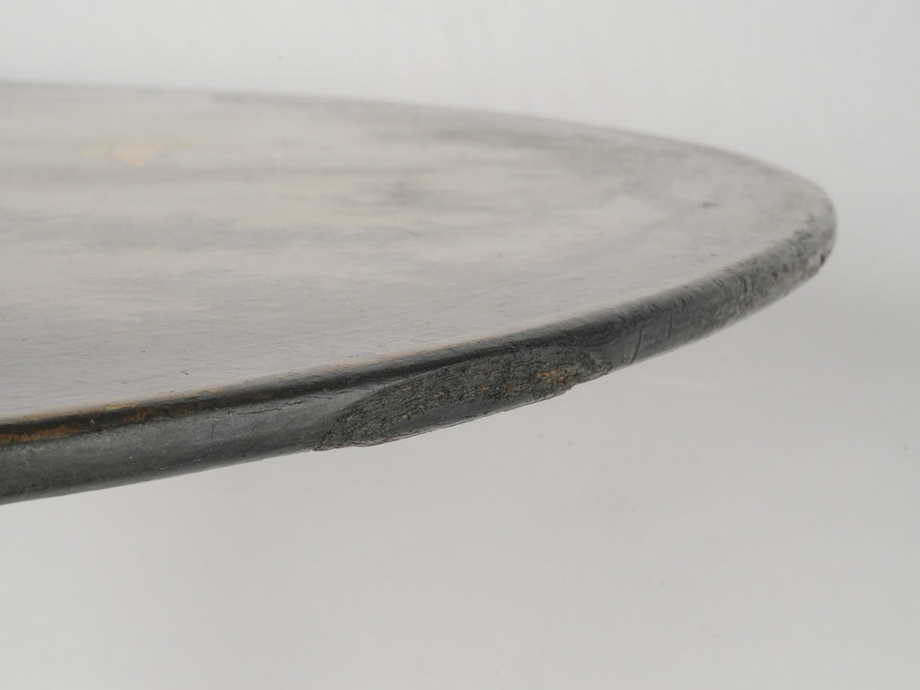 Delicate, gilt-trimmed Napoleon III folding table